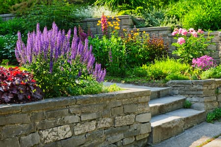 Stone Wall Cleaning
